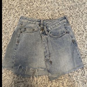 Ksubi Asymmetrical Mini Skirt